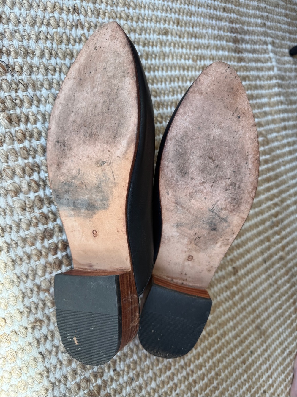 Nisolo Mariella Black Leather Slip-On Mules - 9 - Flaw - Picture 3 of 7